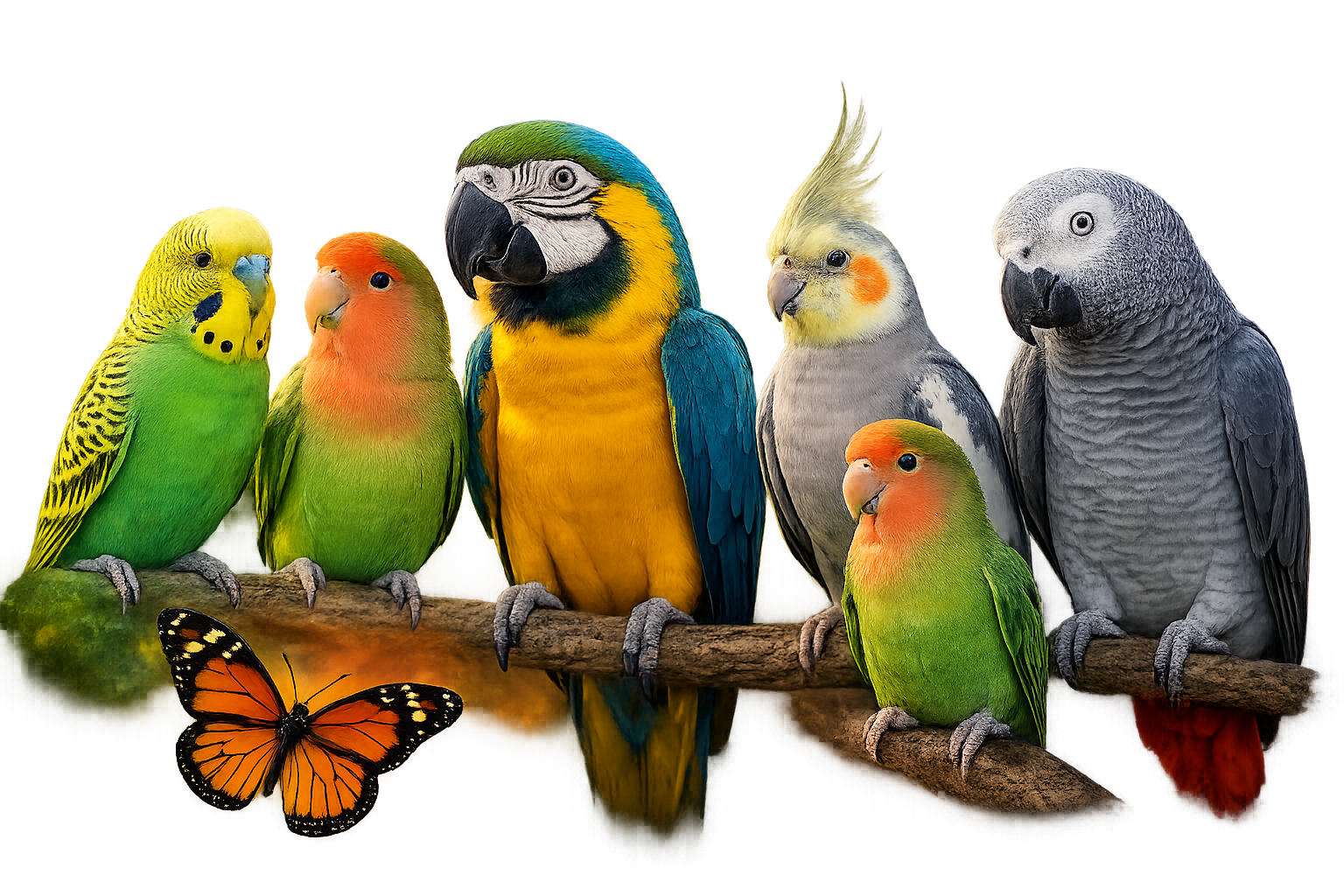 loros y aves exoticas