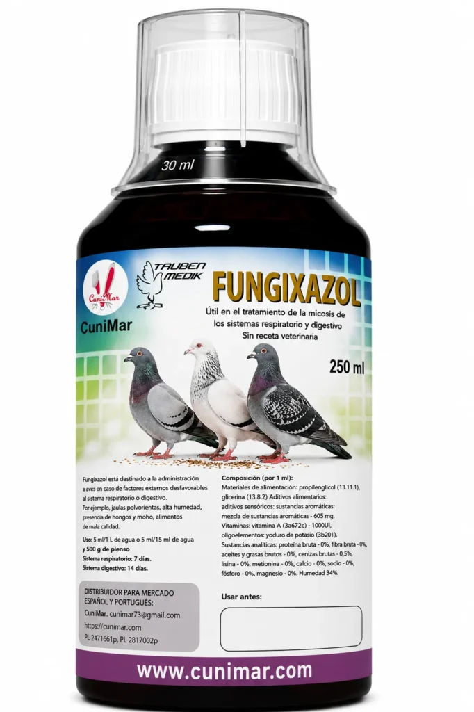 Fungixazol para palomas qué es y para qué sirve